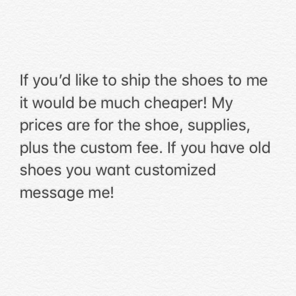Custom shoes!